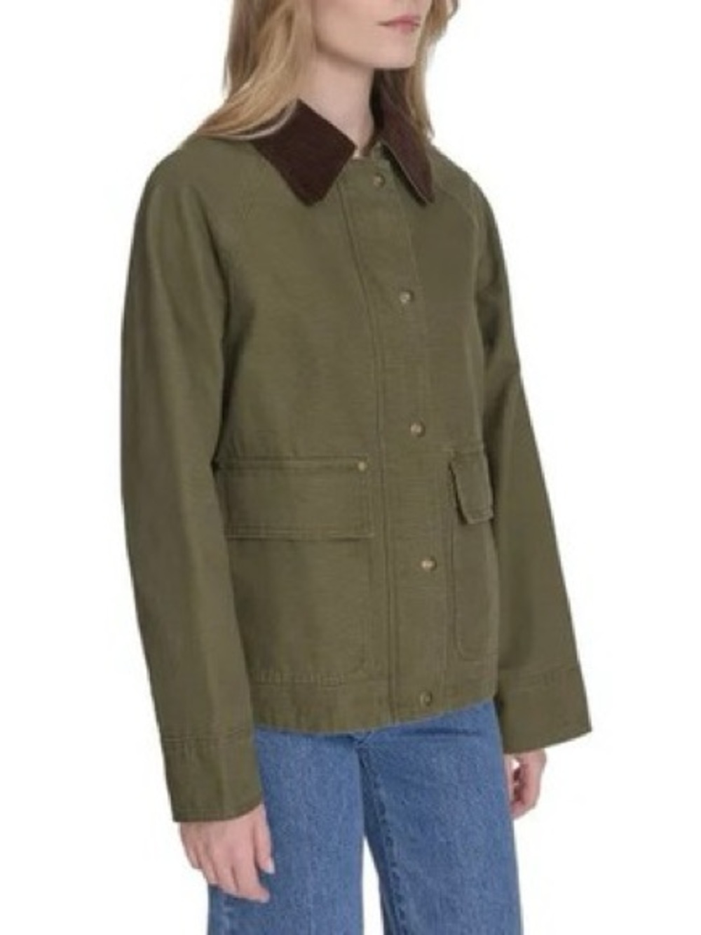 NWT Levi’s Barn Jacket Chore Coat Green Brown Collar Cotton Red Tab